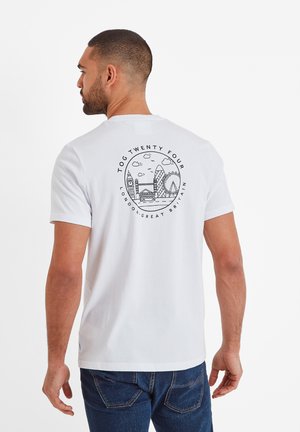 CAPITAL - Print T-shirt - optic white