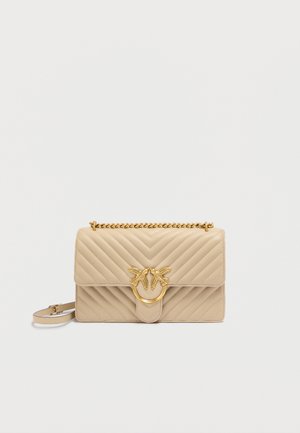 LOVE ONE CLASSIC - Rankinė per petį - beige/grigio fumo/antique gold-coloured