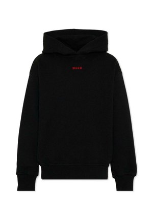 MSGM, FELPA UNISEX - Felpa con cappuccio - black