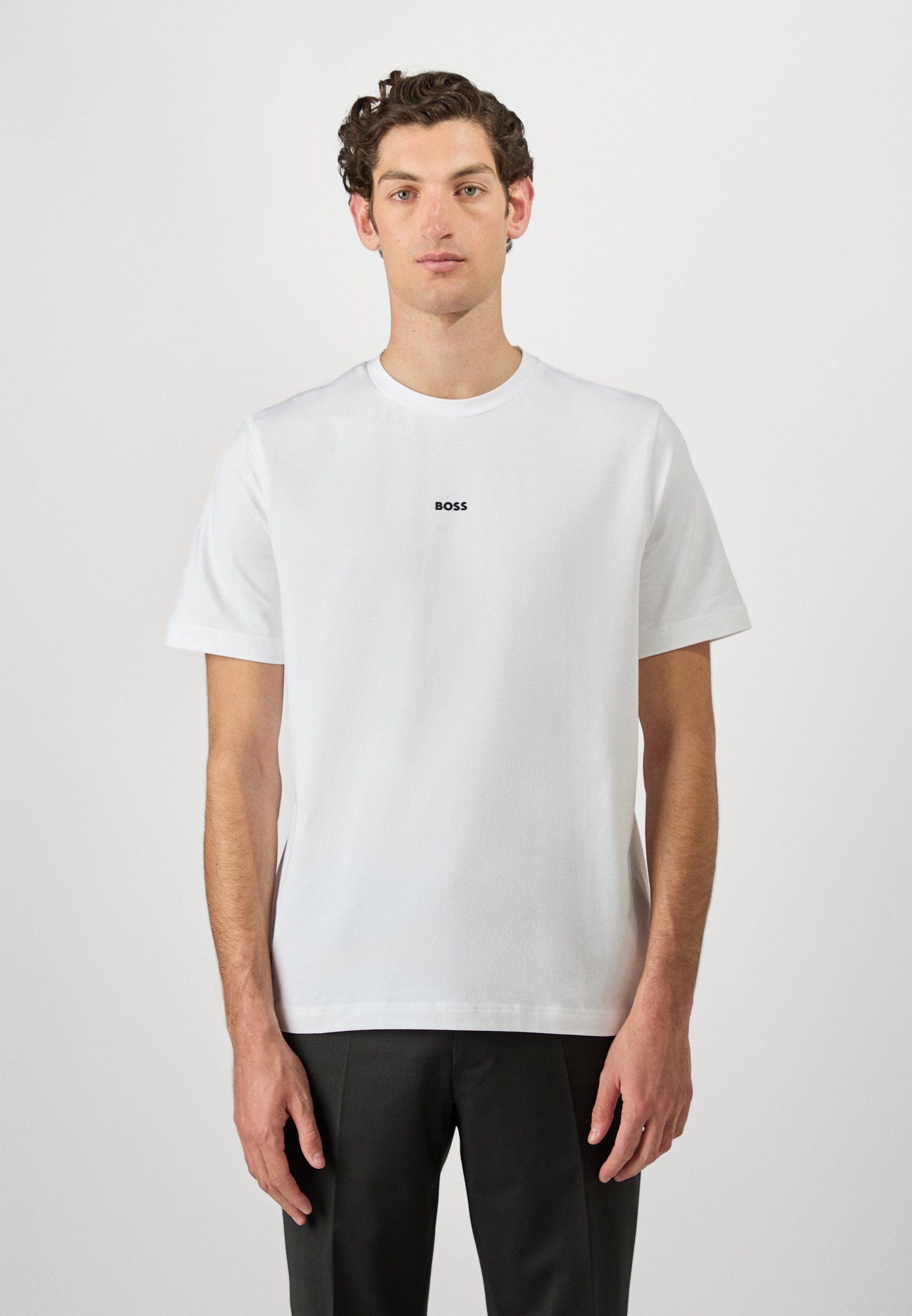 Fashion Hugo Boss T Shirt Wit BOSS TCHUP Basic T-shirt White