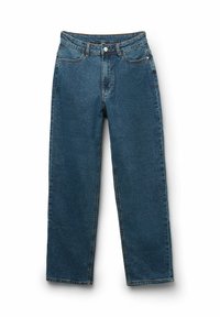 MIT BUND UND TASCHEN - Džíny Straight Fit - blau y blue denim