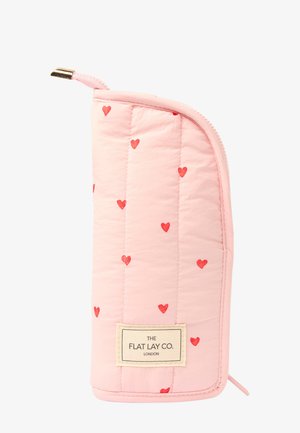 STANDING MAKEUP BRUSH CASE - Toiletti-/meikkilaukku - sweet pink hearts