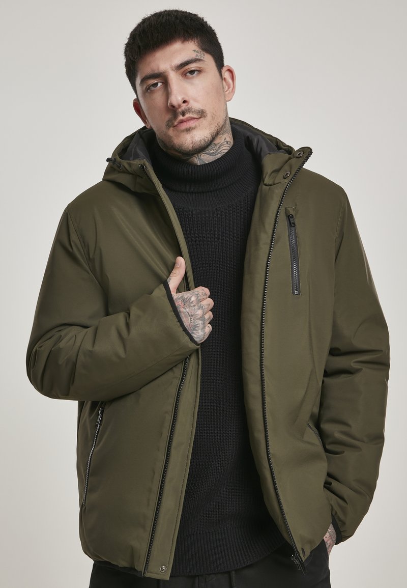 Urban Classics Kurtka zimowa/oliwkowy - Zalando.pl