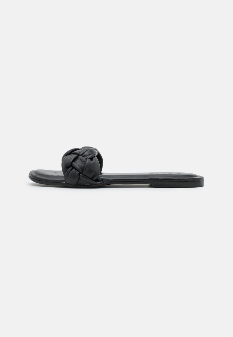 Damen Flache Pantoletten | Pieces PCVERA Pantolette flach black/schwarz - RY35620 Damen Flache Pantoletten | Pieces PCVERA Pantolette flach black/schwarz - RY35620