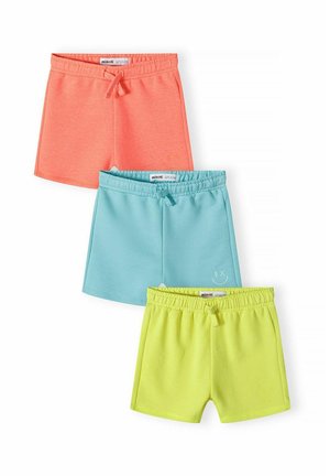 3 PACK PULL-ON - Shorts - turquoise coral yellow