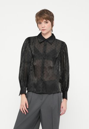 HEART BLOUSE - Košilová halenka  - black
