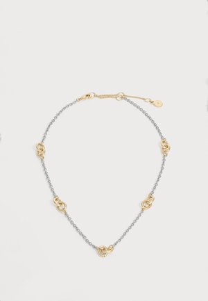 DKNY, STATIONED LINK COLLAR TWO - Κολιέ - silver-coloured/gold-coloured