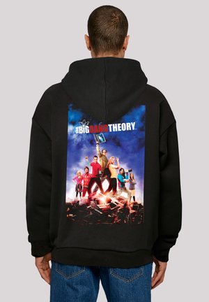 BIG BANG THEORY CHARACTER POSTER - Felpa con cappuccio - black