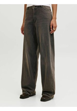 JXKYOTO LW R227 DNM SN - Džinsi ar platām starām - dark brown denim