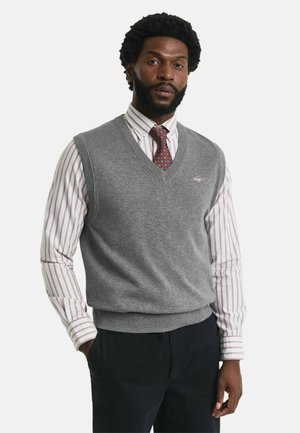 Strickpullover - dark grey melange