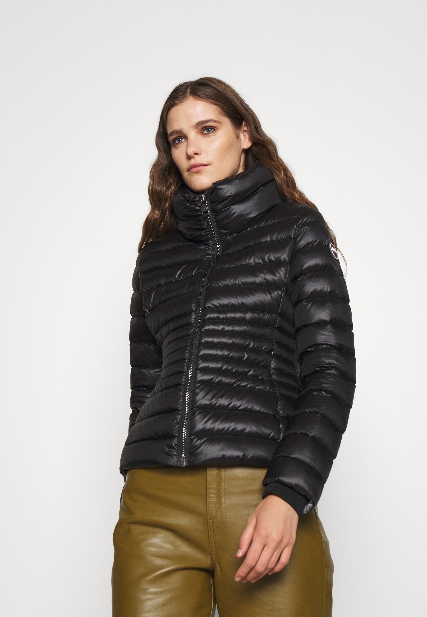ladies down jacket black