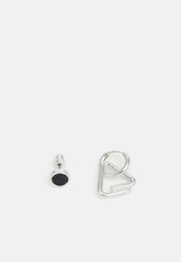 COMPONENT HOOP AND STUD EARRING SET - Brincos - silver-coloured