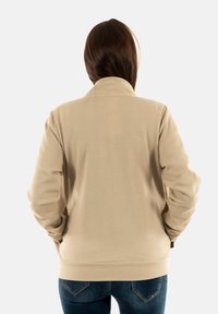 SUN VALLEY DICLER - Felpa con zip - beige