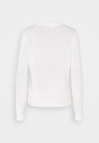 Pieces Strickpullover - white