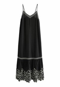 Next EMBROIDERED STRAPPY SUMMER - Maksikleit - black cream
