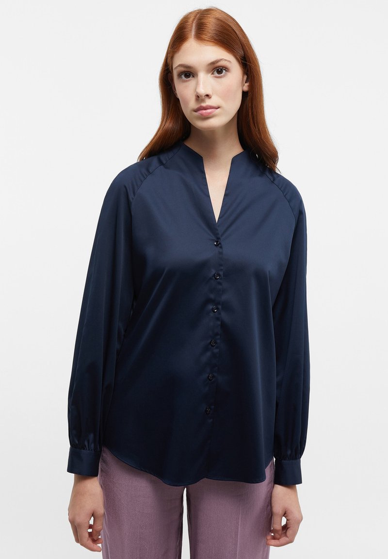 Eterna REGULAR FIT - Button-down blouse - white