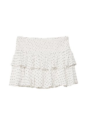 Stradivarius RUFFLED - Jupe trapèze - mottled grey