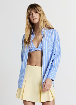 A RIGHE CON - Shirt - var giallo