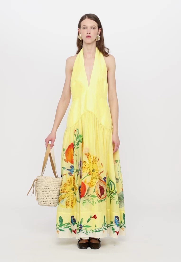 オールインワン・サロペット Alemais Dahlia Maxi Dress ALEMAIS Dahlia Maxi Dress | Blue | FARFETCH