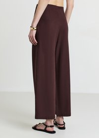 Calliope CULOTTE CON FIBBIA - Stoffhose - marrone chiaro