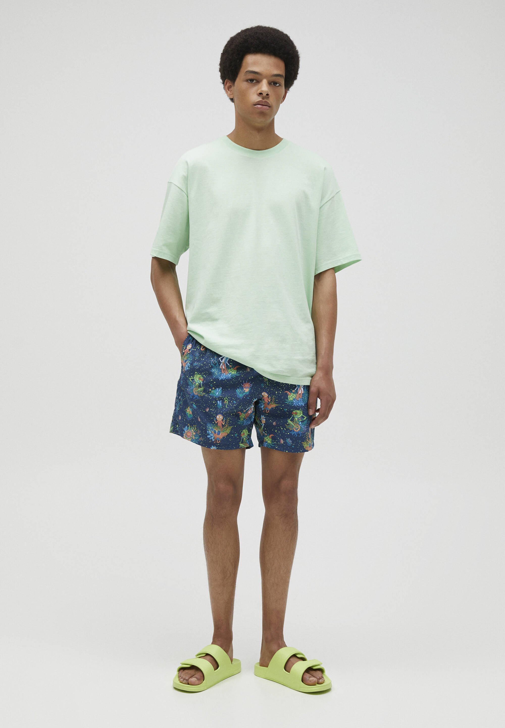 Uomo Rick And Morty Swim Shorts Multicolor | Costumi Da Bagno GCDS ·  AndreaLiberati