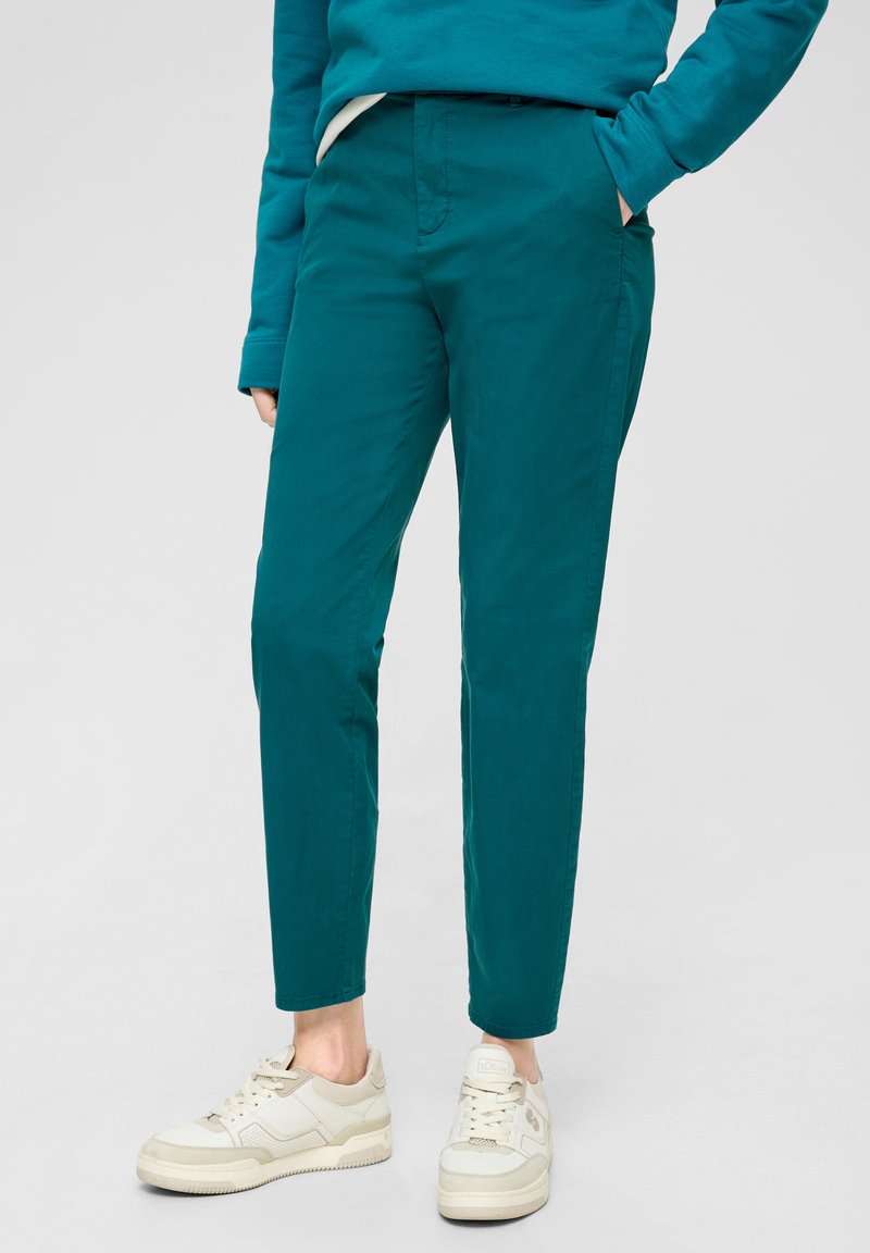 s.Oliver CIGARETTE MIT TAPERED petrol