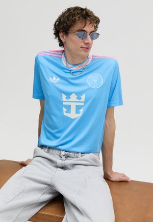 adidas Originals INTER MIAMI CF 2025 THIRD JERSEY MESSI - Kluba apģērbs - semi blue burst