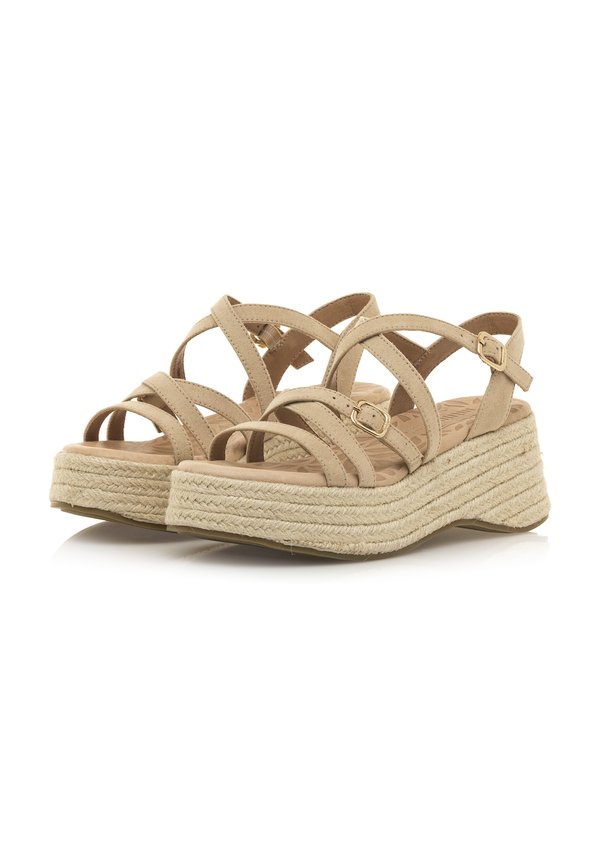 GIORGIA - Espadrilles - afelpado sand4