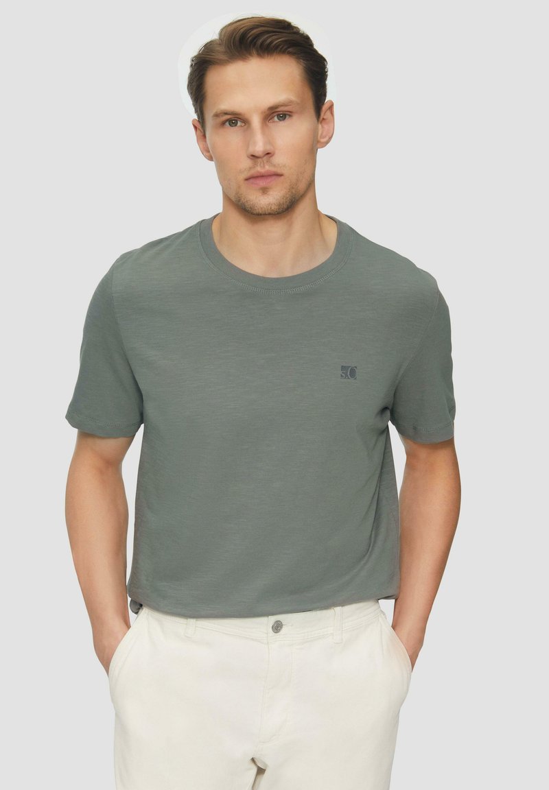 s.Oliver T-shirt basic - grau meliert