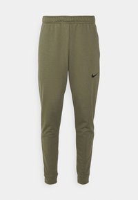 TAPER - Pantalones deportivos - medium olive/black
