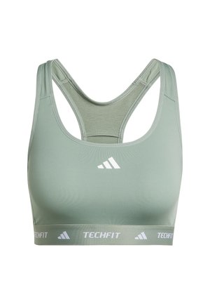 TECHFIT - Sport-bh met medium support - silver green