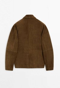 Massimo Dutti Giacca di pelle - brown