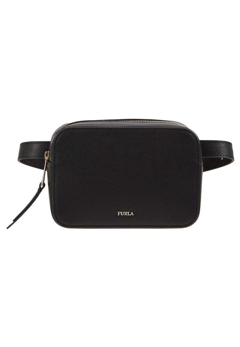 Sac Banane Noir Similicuir - Ceinture Réglable - Zippé - Unisexe - Neuf Sans Étiquettes