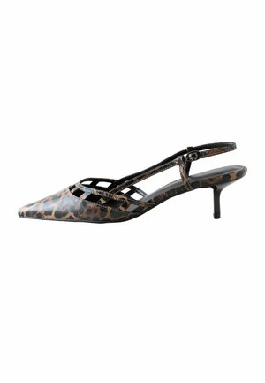REGULAR FIT - FOREVER COMFORT HARNESS SLINGBACK  - Pantofi clasici cu toc - leopard