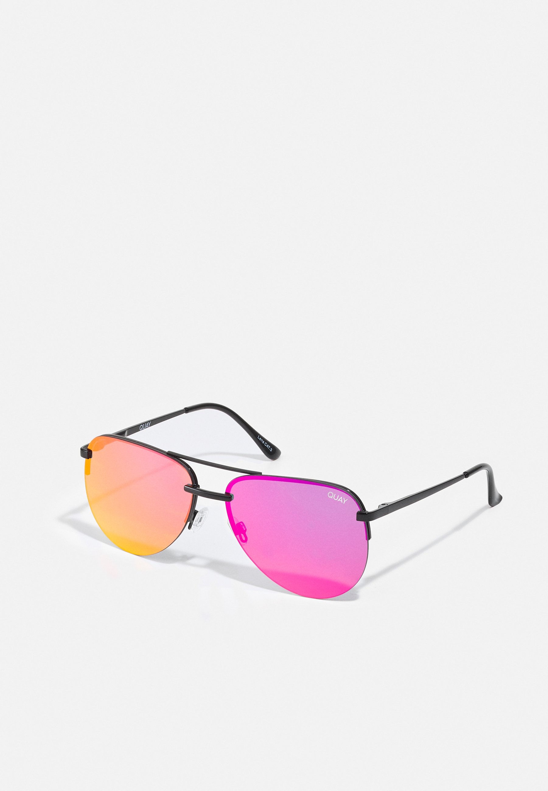 Quay Australia x Desi Perkins The Playa 126 Aviator Sunglasses Pink Mirror Lens Buy Quay Australia x Desi Perkins Women main image 4
