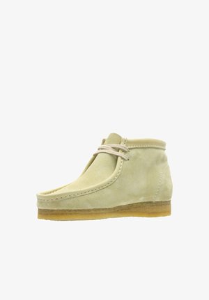 Ankle boots - hellbraunes veloursleder