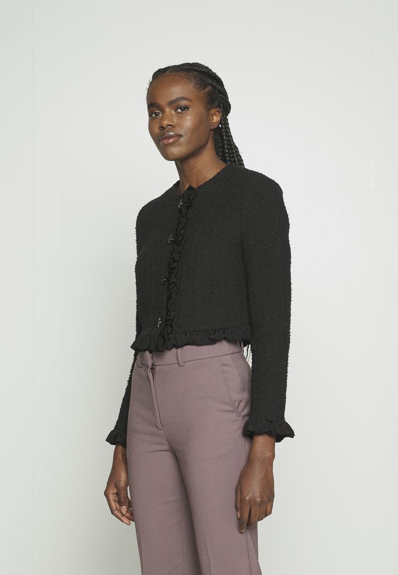 Pinko giacca blazer Gente in cady tecnico nero