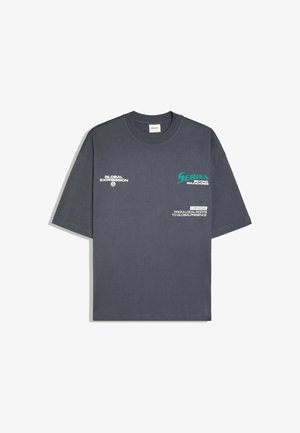 Bershka, - T-shirt z nadrukiem