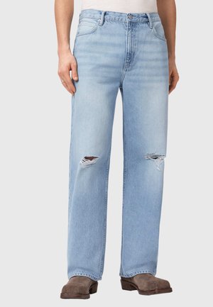 AllSaints LENNY - Široké nohavice - destroy light blue