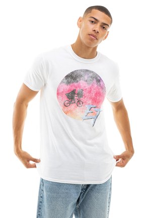 Cotton Soul, E.T - RETRO - Print T-shirt - white