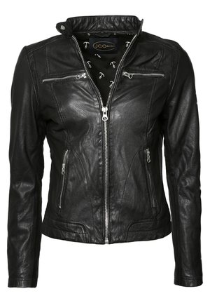 Lederjacke - black