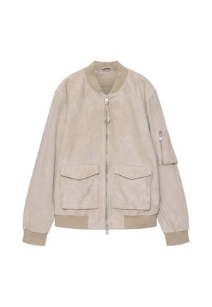 AllSaints, ROKKO BOMBER - Lederjacke - pasilla brown