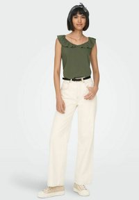ONLY GERÜSCHTES - Bluse - khaki