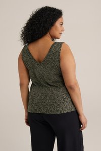 WE Fashion CURVE - Top - olive green