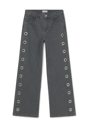Flared Jeans - gris oscuro