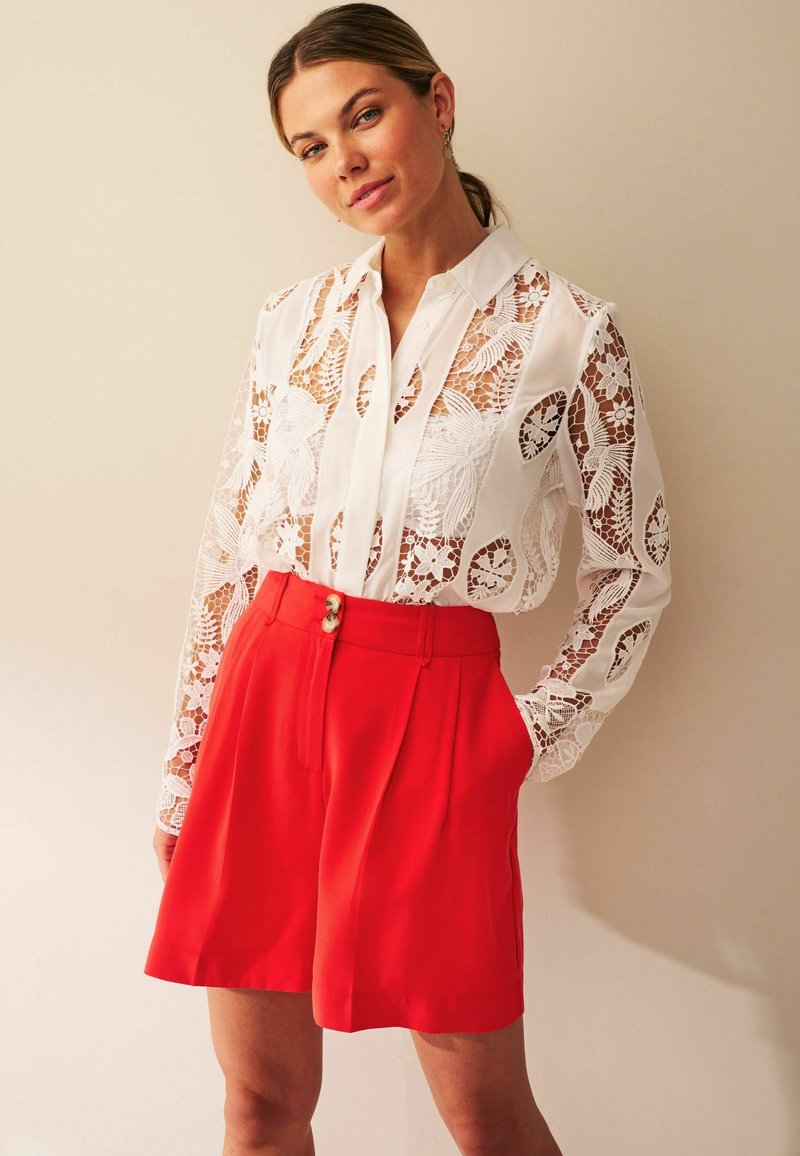 Next SMART TAILORED SHORTS Short red/rouge ZALANDO.FR