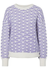 PCDIANA O NECK - Trui - cloud dancer/lavender