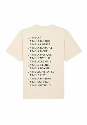 JAIME BACK PRINT HEAVYWEIGHT - Print T-shirt - off white