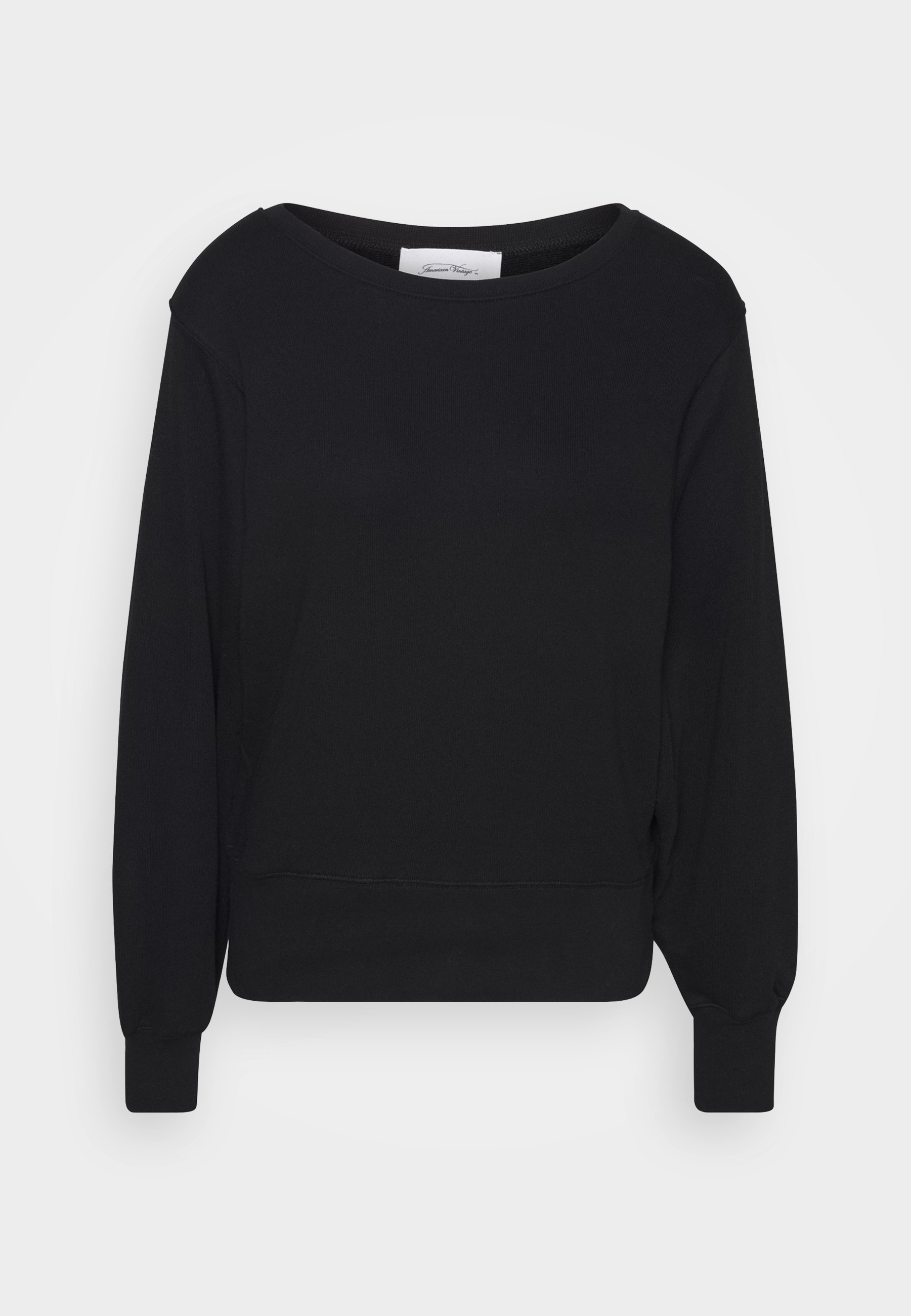 American Vintage FOBYE Sweater noir vintageZwart Zwarte Dames Pullovers van American Vintage online kopen