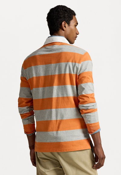 Polo Ralph Lauren THE ICONIC RUGBY SHIRT - Polosärk - bedford orange/andover heather